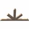 Ekena Millwork Saratoga Smooth Timber Gable Bracket, Douglas Fir, 72"W x 39"H x 3 1/2"D x 5 1/2"F, 13/12 Pitch GBW072X39X0406SAR00SDF - alternate 4
